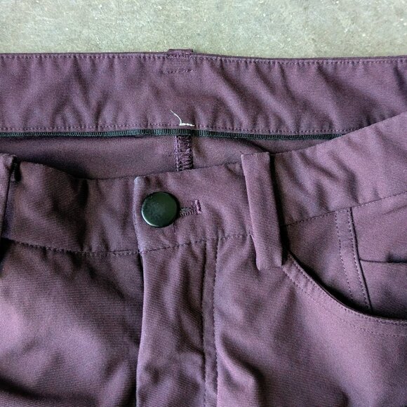 Lululemon Men's Purple Technical Chino Pants size 30 - Picture 4 of 7